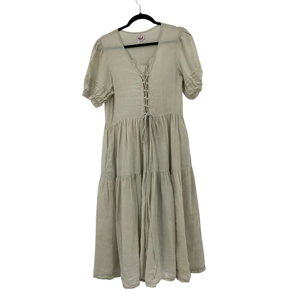 Elegant Green Midi Dress